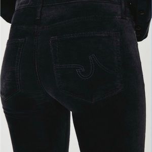 AG Women’s Super Skinny Velvet Jegging Size 28 R